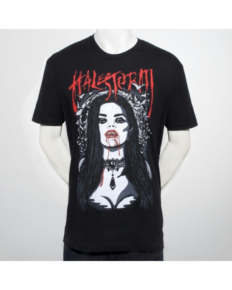 Halestorm Vintage Vampire Slim Fit T-Shirt $11.25 Shirts