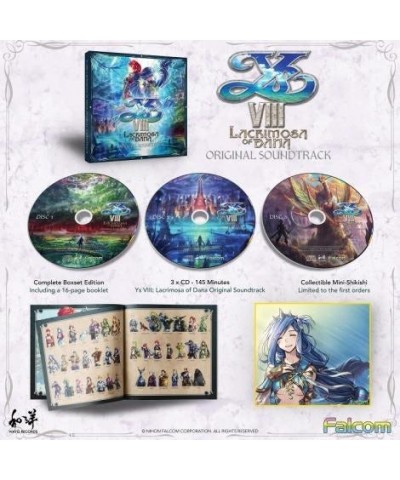 Falcom Sound Team jdk YS VIII: LACRIMOSA OF DANA (3CD) CD $24.37 CD