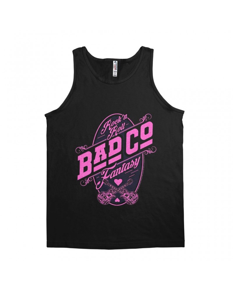 Bad Company Unisex Tank Top | Rock N' Roll Fantasy Pink Shirt $10.48 Shirts