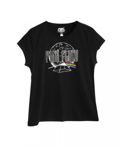 Pink Floyd Prism and Moon Logo Junior T-Shirt $1.90 Shirts