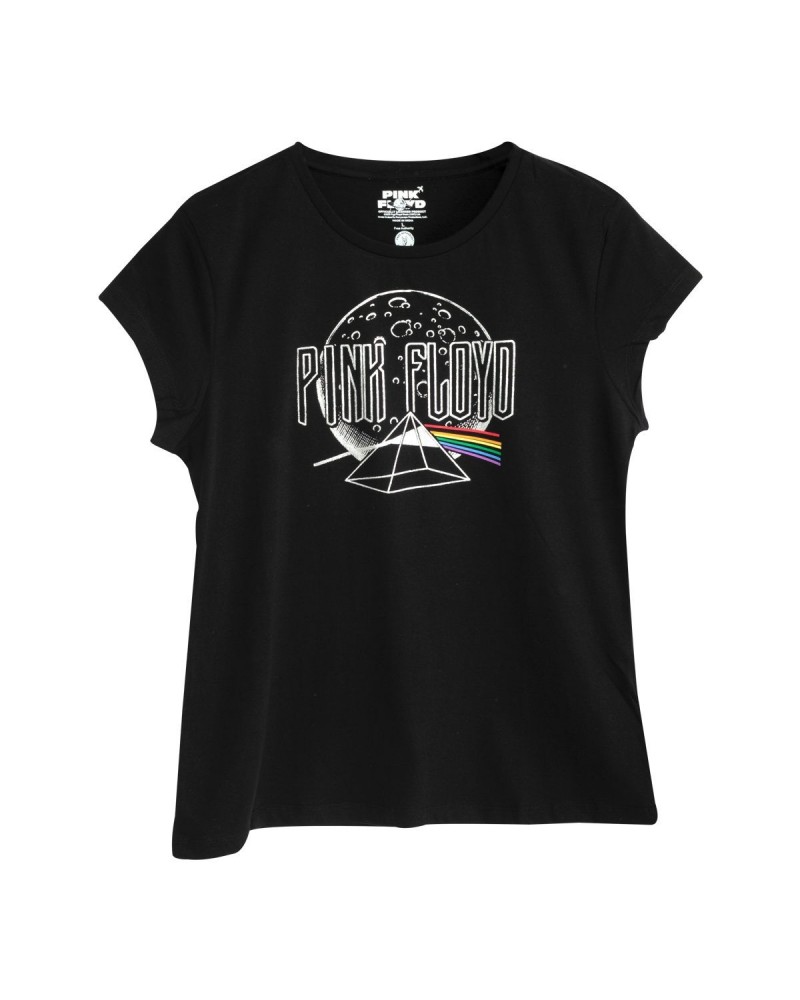 Pink Floyd Prism and Moon Logo Junior T-Shirt $1.90 Shirts