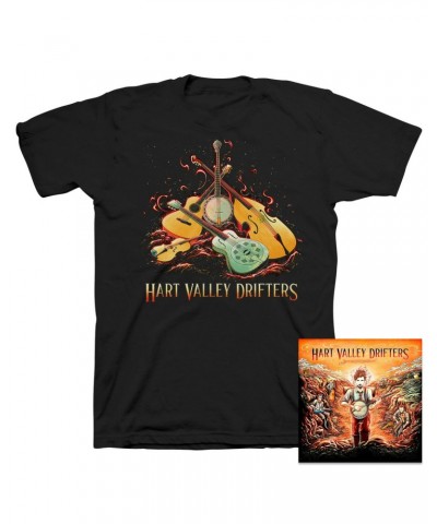 Jerry Garcia Hart Valley Drifters - Folk Time: Download & Organic T-Shirt Bundle $11.40 Shirts