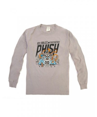 Phish Behind The Curtain NYE 2019 Long Sleeve Tee on Cement Grey $12.40 Shirts