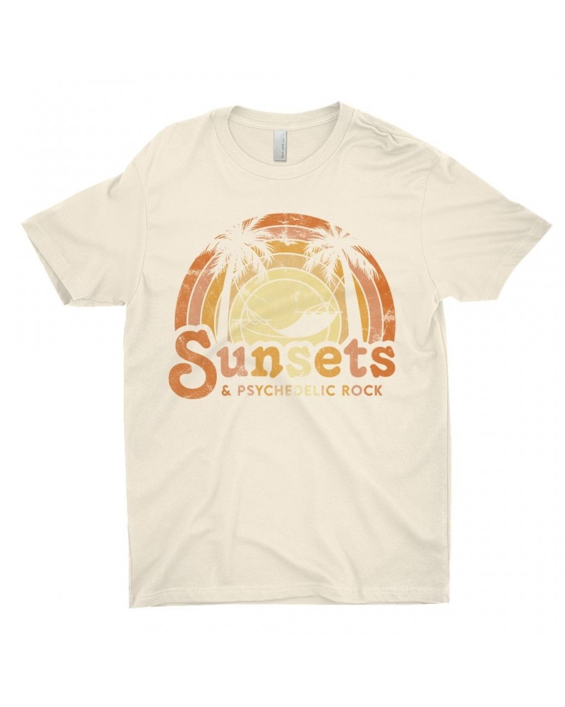 Music Life - Rock Music Life T-Shirt | Sunsets & Psychedelic Rock Distressed Music Life Shirt $9.18 Shirts