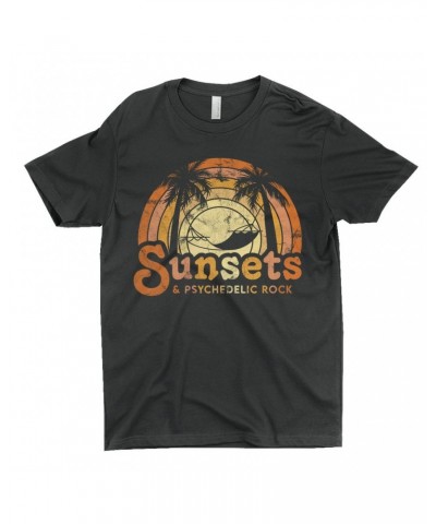 Music Life - Rock Music Life T-Shirt | Sunsets & Psychedelic Rock Distressed Music Life Shirt $9.18 Shirts