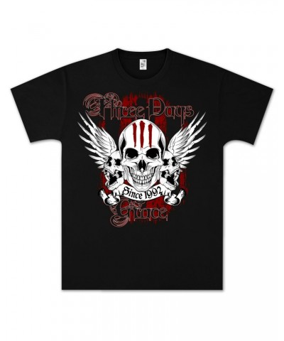 Three Days Grace 3 Days Skulls T-Shirt $14.10 Shirts