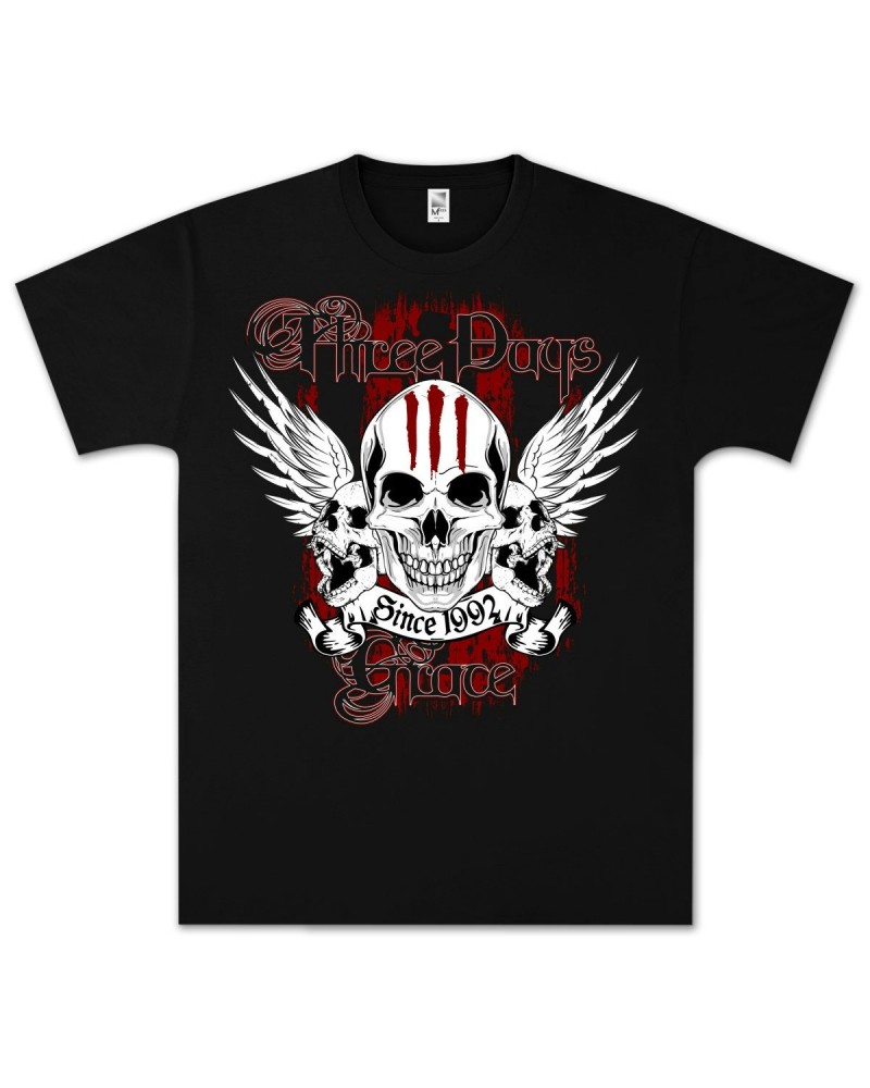 Three Days Grace 3 Days Skulls T-Shirt $14.10 Shirts