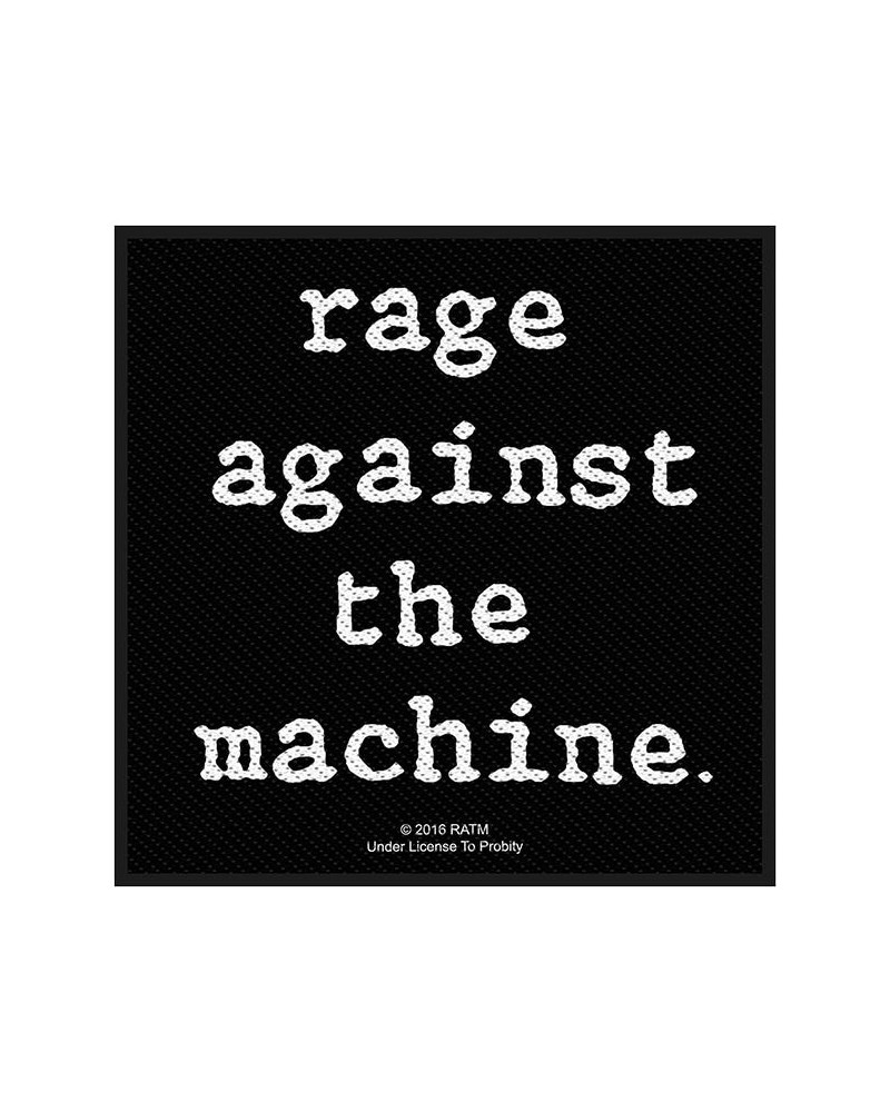 Rage Against The Machine Logo' Patch $3.78 Accessories