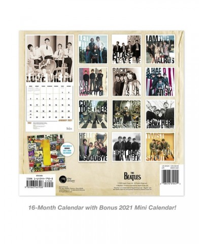 The Beatles Beatlemania 2021 Calendar Set – Collector’s Edition $6.80 Calendars