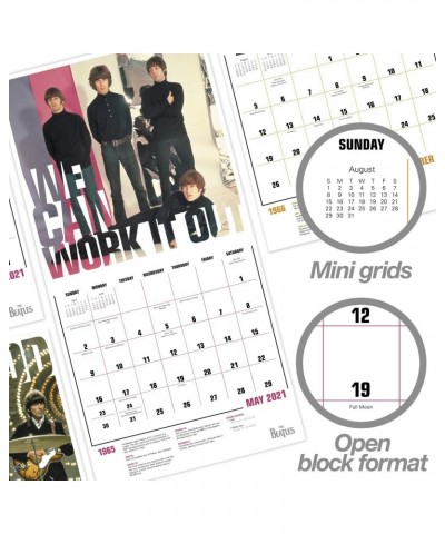 The Beatles Beatlemania 2021 Calendar Set – Collector’s Edition $6.80 Calendars