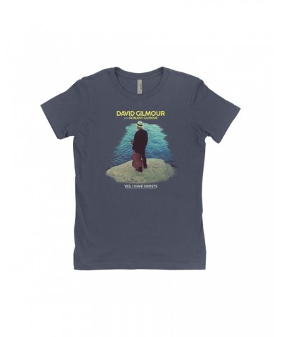 David Gilmour Ladies' Boyfriend T-Shirt | Yes I Have Ghosts With Romany Gilmour Shirt $11.48 Shirts