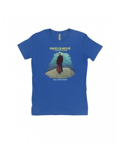 David Gilmour Ladies' Boyfriend T-Shirt | Yes I Have Ghosts With Romany Gilmour Shirt $11.48 Shirts