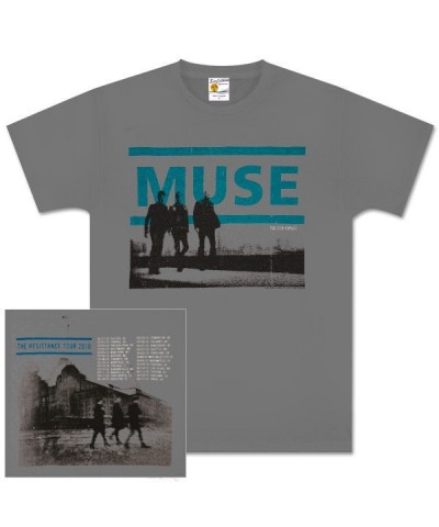 Muse Guided Walk Dateback Grey T-Shirt $8.75 Shirts