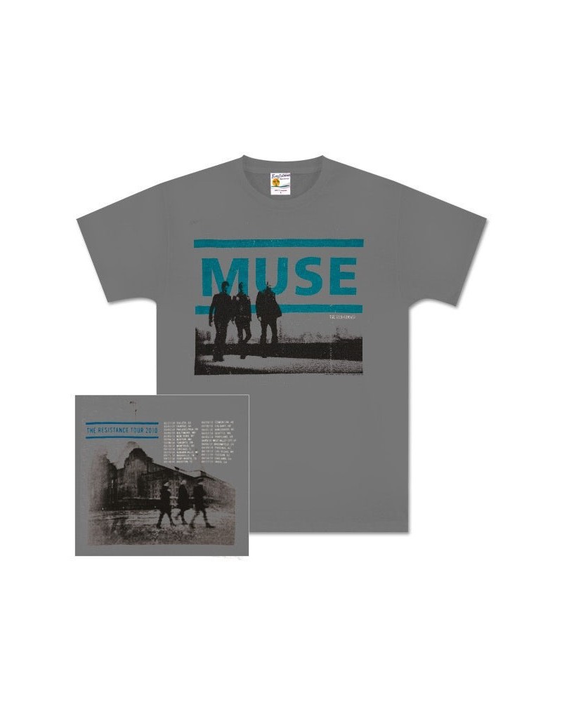 Muse Guided Walk Dateback Grey T-Shirt $8.75 Shirts