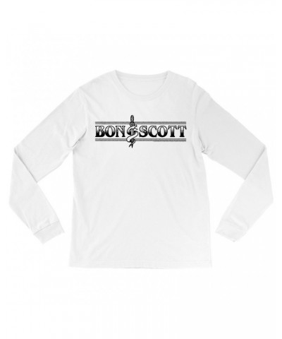 Bon Scott Long Sleeve Shirt | Bon Dagger And Snake Sailor Style Shirt $14.68 Shirts