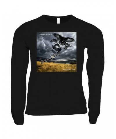 David Gilmour Long Sleeve Shirt | Rattle That Lock Album Cover Shirt $10.18 Shirts