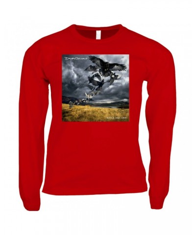 David Gilmour Long Sleeve Shirt | Rattle That Lock Album Cover Shirt $10.18 Shirts