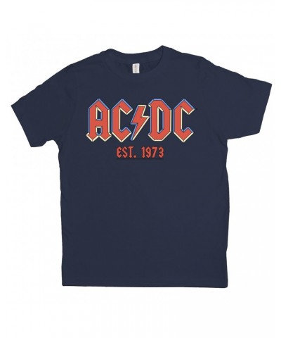 AC/DC Kids T-Shirt | Est. 1973 Pastel Logo Kids Shirt $8.95 Kids