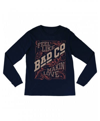 Bad Company Long Sleeve Shirt | Feel Like Makin' Love Design Shirt $12.28 Shirts