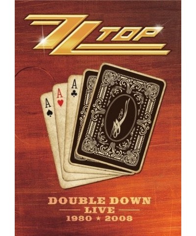 ZZ Top DOUBLE DOWN LIVE 1980 & 2008 DVD $9.20 Videos