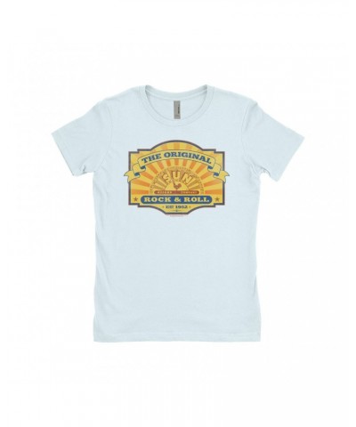 Sun Records Ladies' Boyfriend T-Shirt | The Original Est. 1952 Distressed Shirt $11.23 Shirts