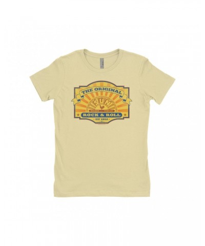 Sun Records Ladies' Boyfriend T-Shirt | The Original Est. 1952 Distressed Shirt $11.23 Shirts