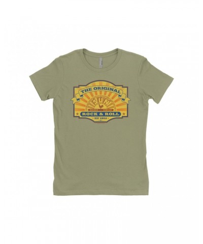 Sun Records Ladies' Boyfriend T-Shirt | The Original Est. 1952 Distressed Shirt $11.23 Shirts