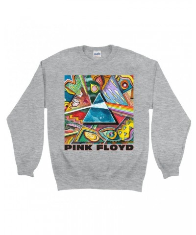 Pink Floyd Sweatshirt | Picasso Prism Artwork Sweatshirt $15.38 Sweatshirts