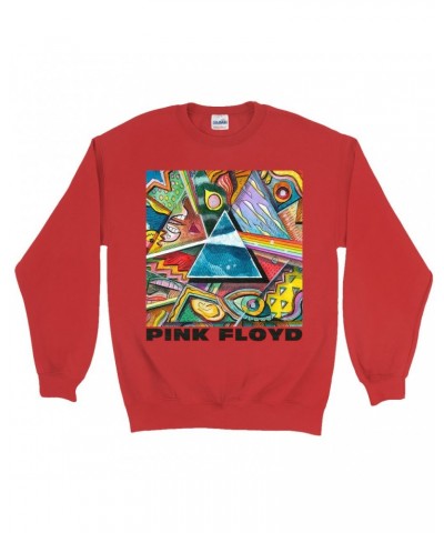 Pink Floyd Sweatshirt | Picasso Prism Artwork Sweatshirt $15.38 Sweatshirts