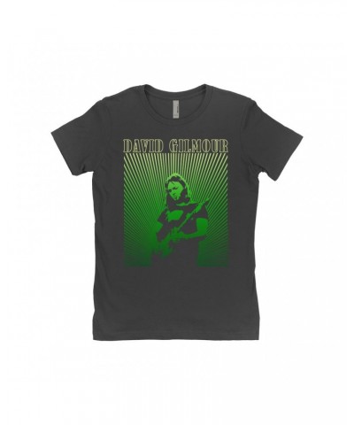 David Gilmour Ladies' Boyfriend T-Shirt | Green Young Ombre Shirt $10.73 Shirts