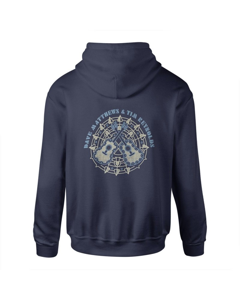 Dave Matthews Band Dave and Tim Guitar Mandala Zip Hoodie $21.60 Sweatshirts