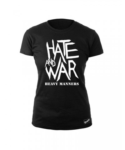 The Clash Hate and War Ladies Black T-Shirt $12.14 Shirts