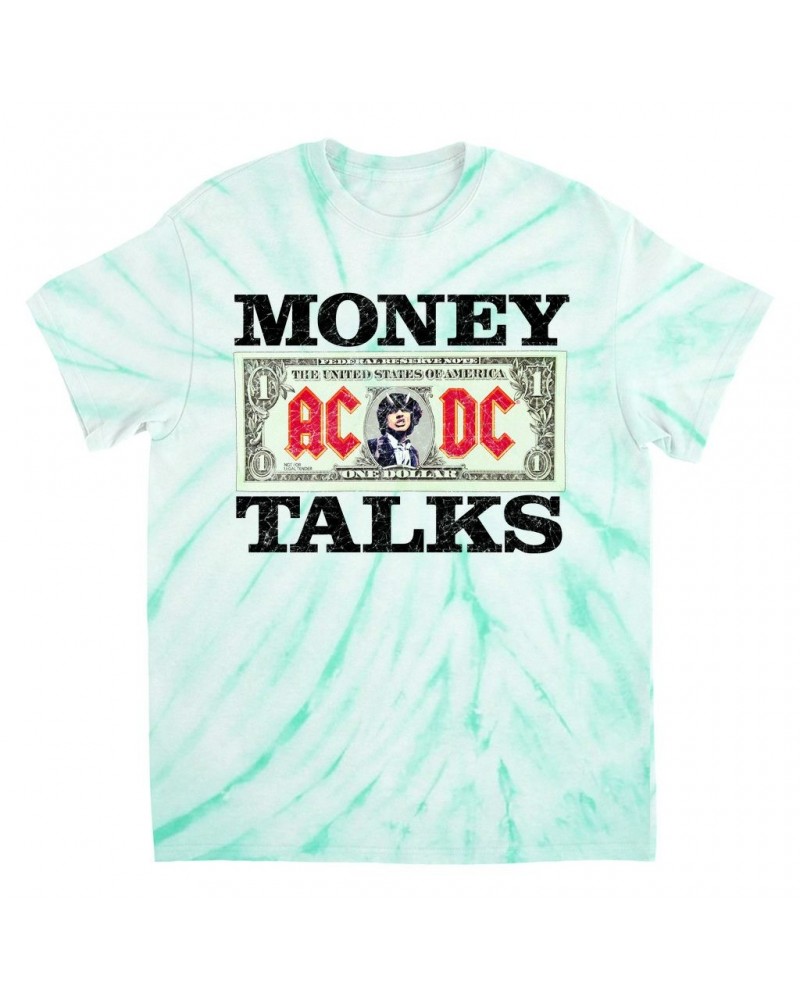 AC/DC T-Shirt | Money Talks Design Tie Dye Shirt $9.16 Shirts