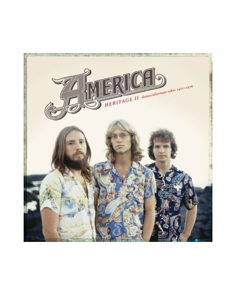 America LP Vinyl Record - Heritage Ii: Demos / Alternate Takes 19 71-19 76 (RSD 20. 20. ) $13.80 Vinyl