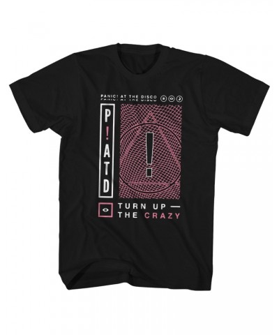 Panic! At The Disco T-Shirt | Turn Up The Crazy Geometric Art Shirt $4.07 Shirts