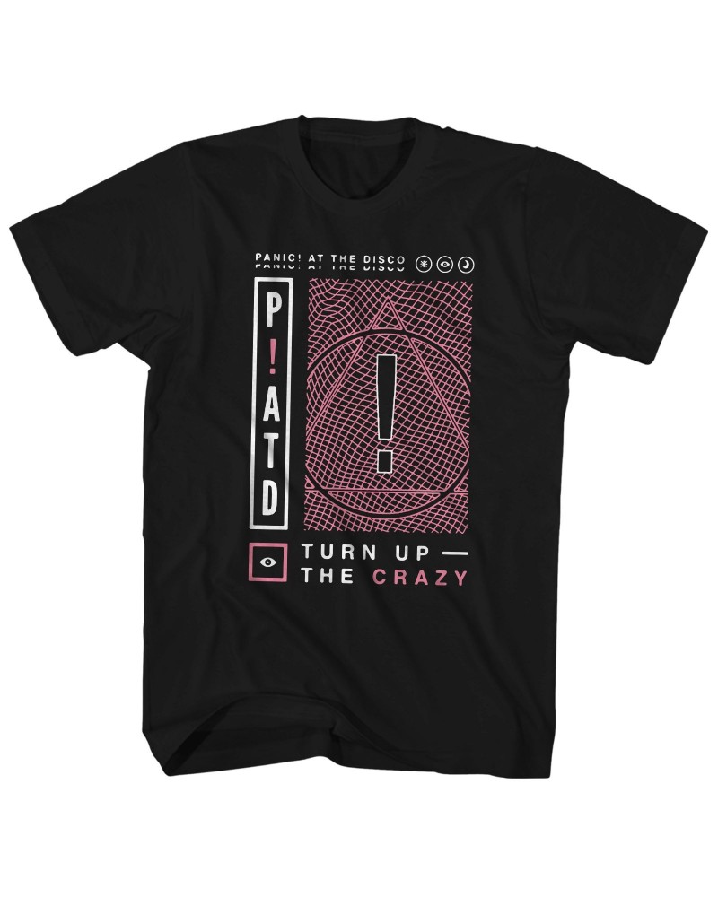 Panic! At The Disco T-Shirt | Turn Up The Crazy Geometric Art Shirt $4.07 Shirts