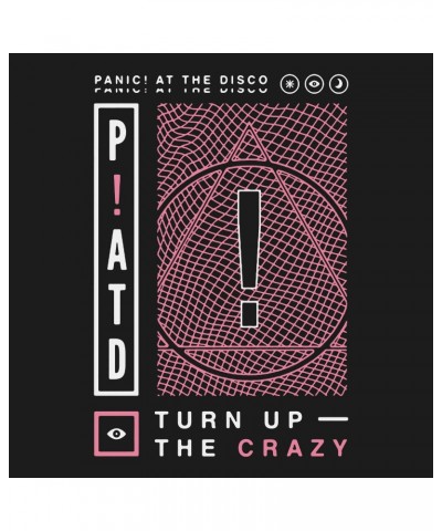 Panic! At The Disco T-Shirt | Turn Up The Crazy Geometric Art Shirt $4.07 Shirts