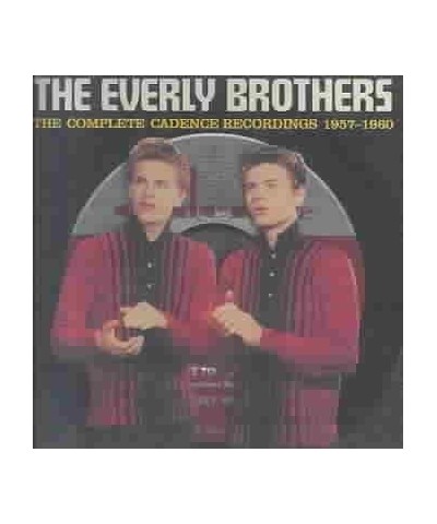 The Everly Brothers Complete Cadence Recordings 1957-60 (2 CD) CD $7.95 CD