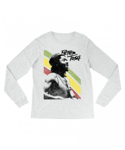 Peter Tosh Long Sleeve Shirt | Traditional Rasta Stripes Shirt $9.28 Shirts