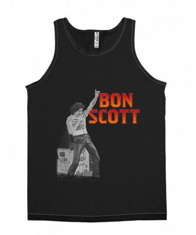 Bon Scott Unisex Tank Top | On Stage Design Shirt $8.98 Shirts