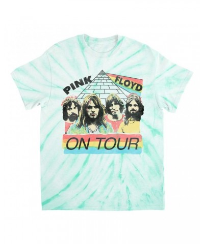 Pink Floyd T-Shirt | 1980 Live In Concert Colorful Design Distressed Tie Dye Shirt $9.43 Shirts