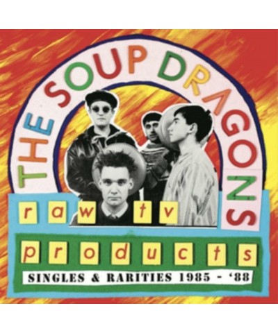 Soup Dragons LP Vinyl Record - Raw Tv Products - Singles & Rarities 19 85-88 (Red Vinyl) $23.30 Vinyl