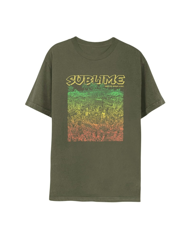 Sublime Dub Faded Green Tee $9.58 Shirts