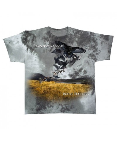 David Gilmour Rattle That Lock Cover Art Tie Dye US Tour T-Shirt $13.60 Shirts