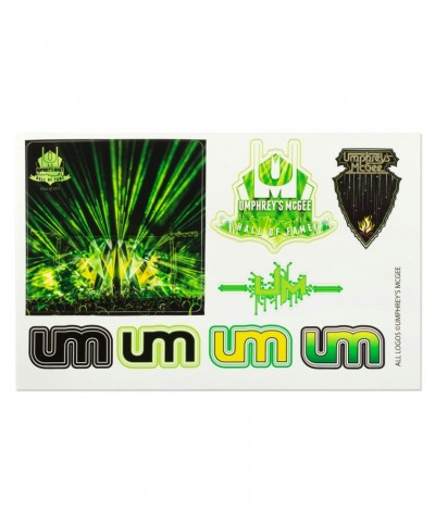 Umphrey's McGee UM Sticker Kiss Sheet $1.80 Accessories