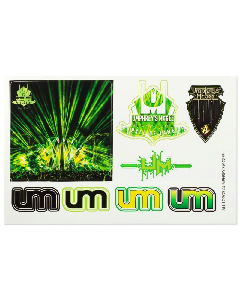 Umphrey's McGee UM Sticker Kiss Sheet $1.80 Accessories