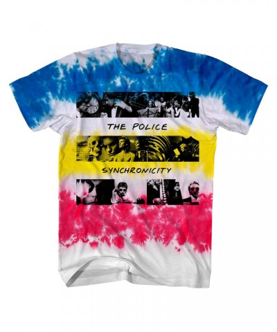 The Police T-Shirt | Synchronicity Album Art Tie Dye Shirt $4.04 Shirts