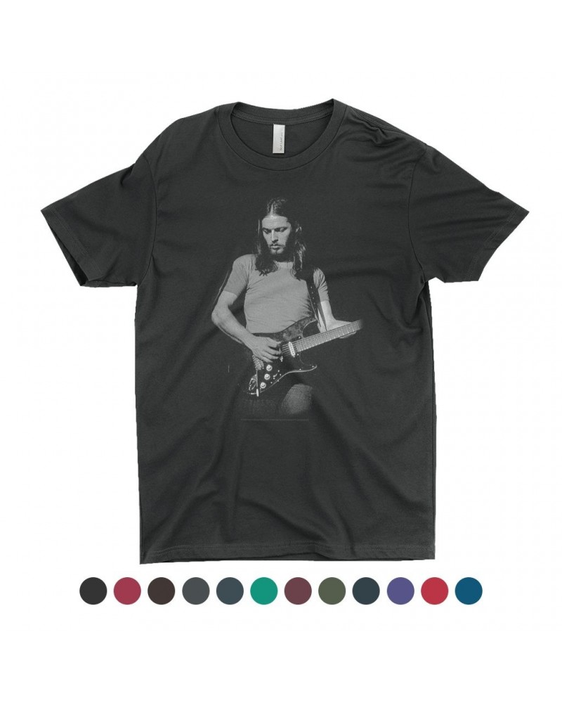 David Gilmour T-Shirt | The Early Years Playing Guitar Shirt $11.48 Shirts