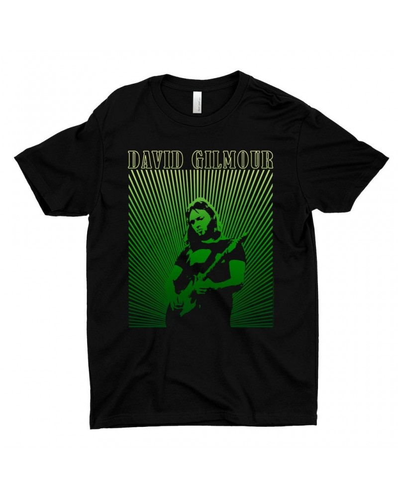 David Gilmour T-Shirt | Green Young Ombre Shirt $10.73 Shirts