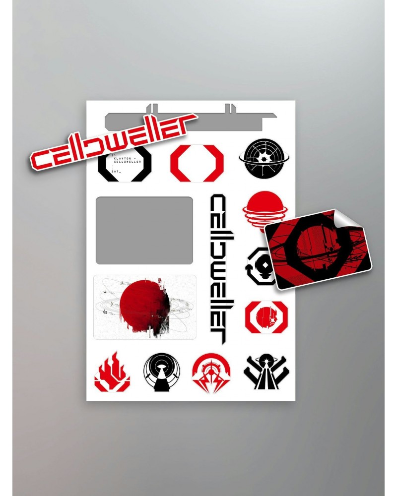 Celldweller Satellites Sticker Sheet $3.04 Accessories